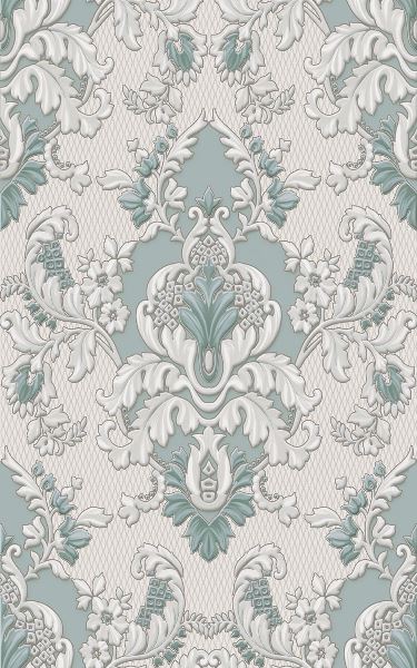 Керамический декор Браганса VT/B253/6000 голубой матовый