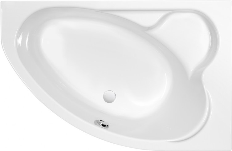 Акриловая асимметричная ванна Kaliope 153 правая