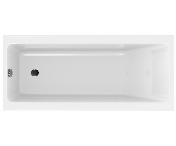 Акриловая прямоугольная ванна CREA 180х80