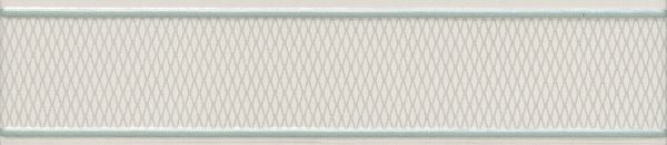 Керамический бордюр Браганса VT/B306/6000 голубой светлый матовый