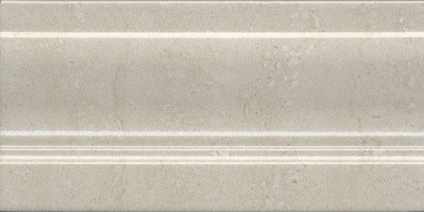 Керамический плинтус Туф FMD038 бежевый светлый глянцевый