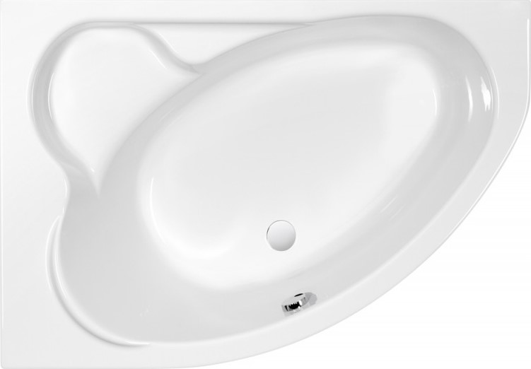 Акриловая асимметричная ванна Kaliope 153 левая