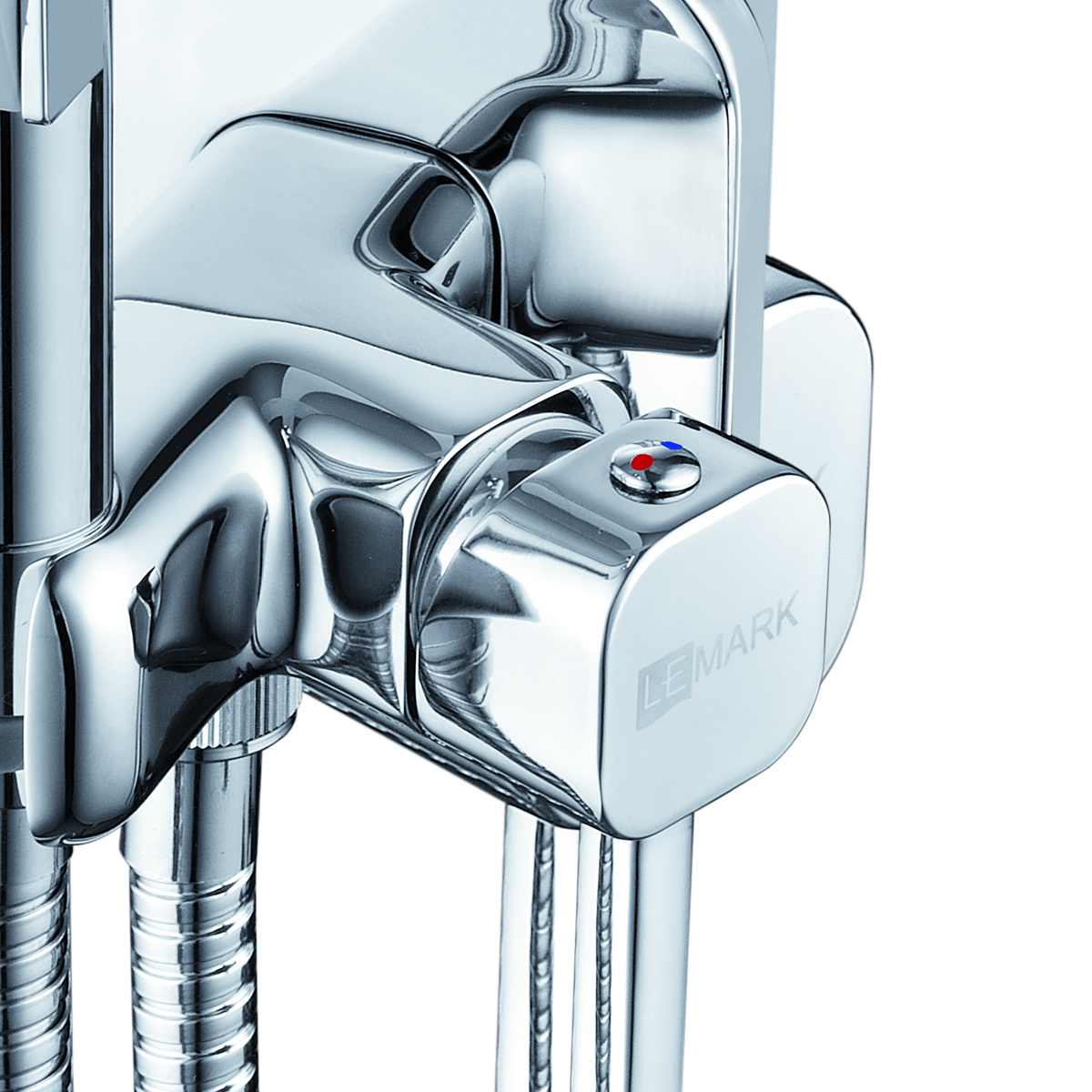 Смеситель Lemark Solo LM7165C с гигиеническим душем, встраиваемый, хром