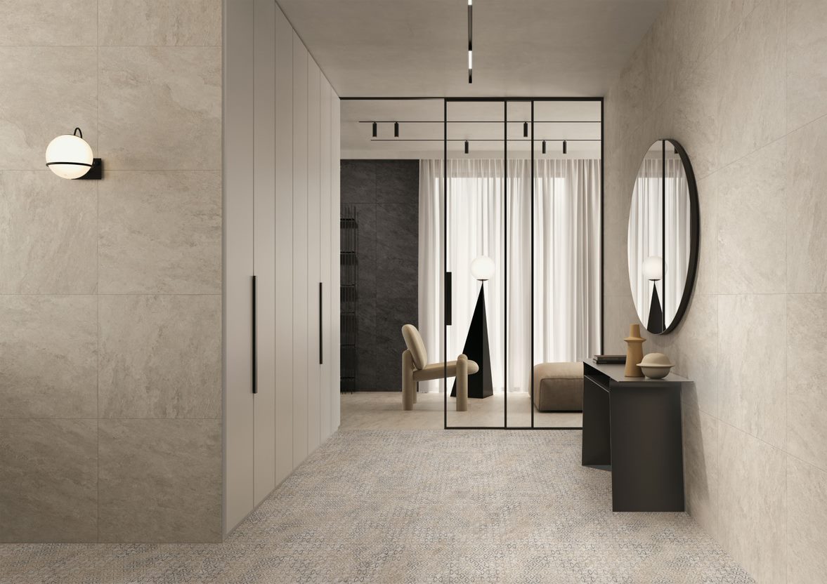 Керамический гранит Vitra Quarstone K951804RK948038R Бежевый Матовый 60х120