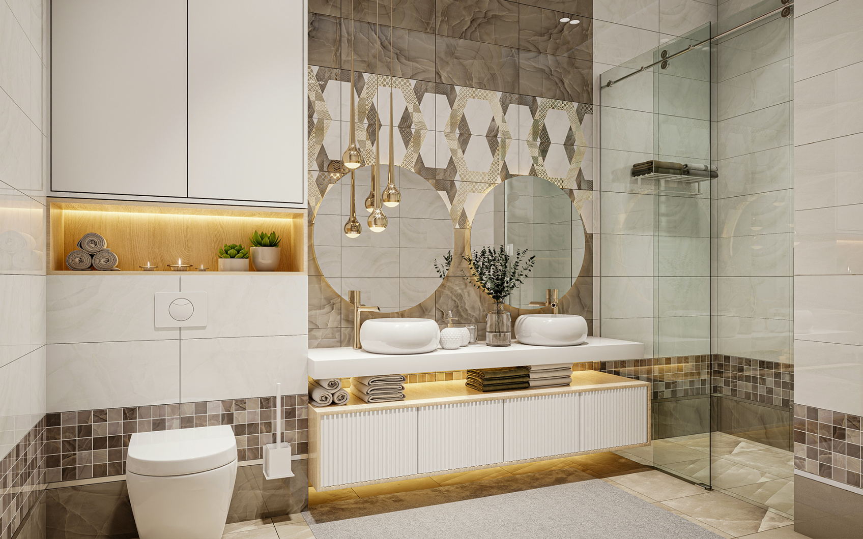 Керамический декор Axima Палермо D1 25x50