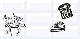 Керамический декор Azori Вог Breakfast 2 20,1x40,5