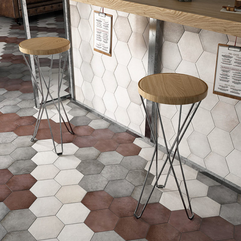 Плитка керамическая напольная 24952 HERITAGE HEXÁGONO Shadow 17,5х20 см 24952 в Уфе — купить с доставкой | Nova