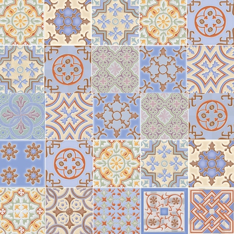 Керамическая плитка Axima Валенсия синий напольная 40x40