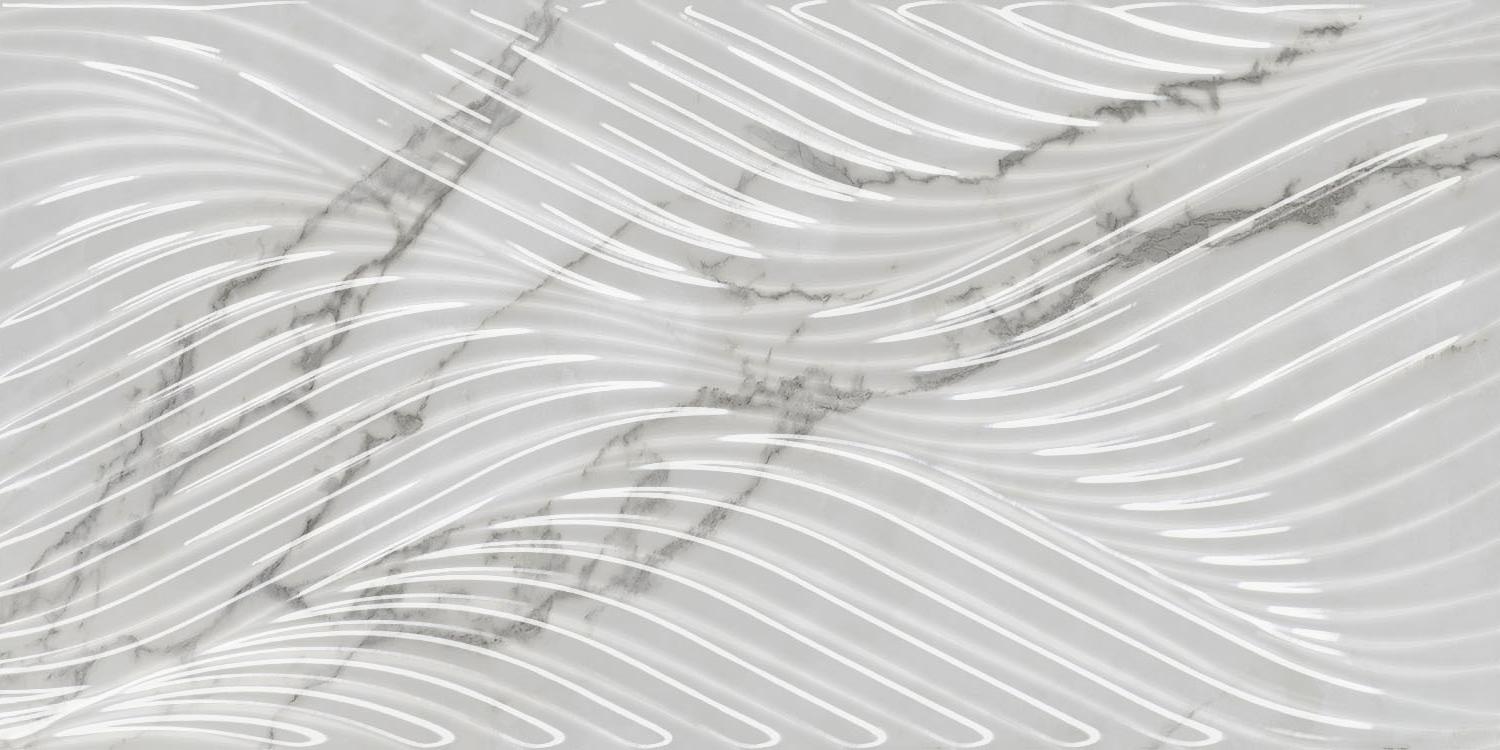 Керамическая плитка Kerama Marazzi 11281R Коррер белый глянцевый структура обрезной 30х60