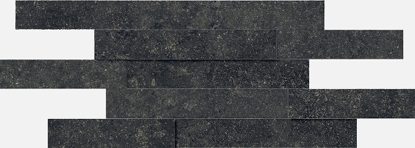 Керамическая мозайка Italon Рум Блэк Брик 3D 28х78