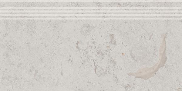 Керамическая ступень Kerama Marazzi Про Лаймстоун DD205320R\GR серый светлый натуральный обрезной 30х60