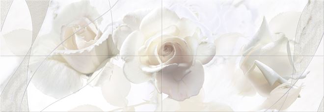 Керамическое панно Calacatta Rosa ( из 4 шт.)