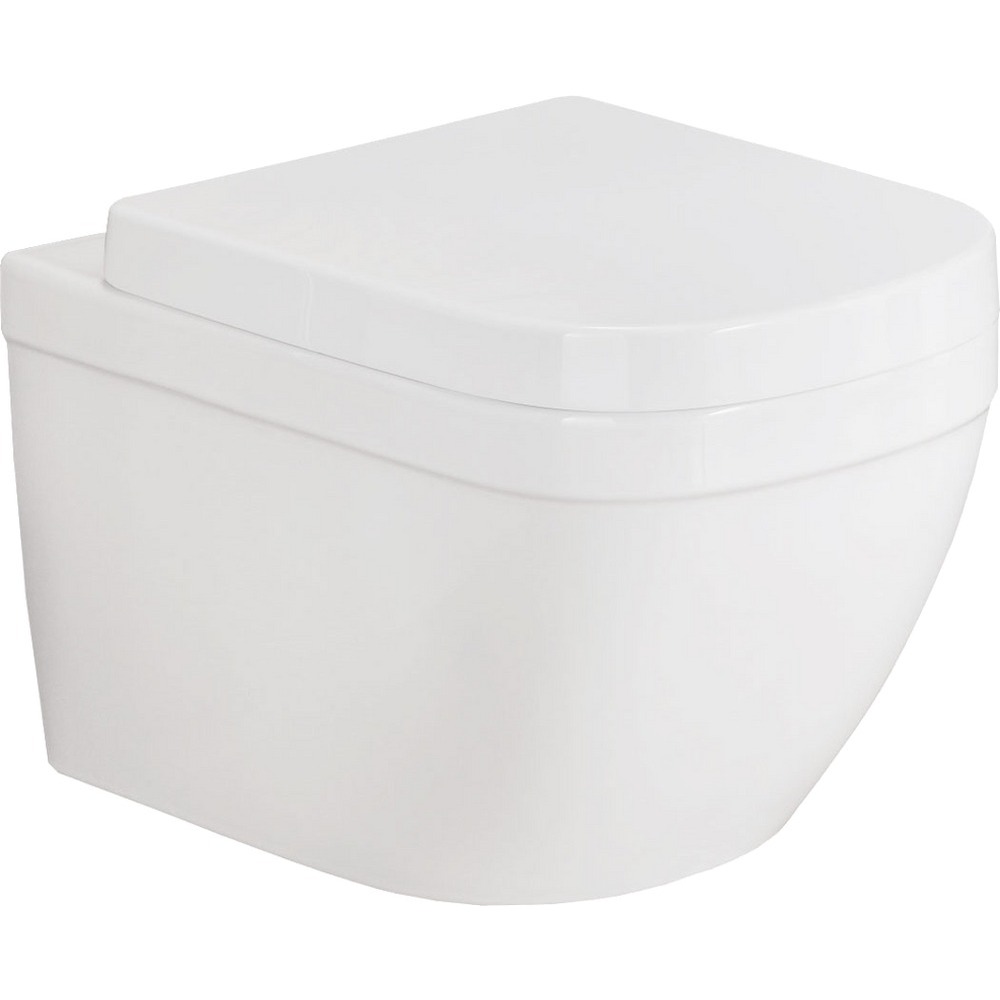 Euro Ceramic Сиденье для WC с микролифтом, альпин белый (замена арт. 39330001) в Уфе — купить с доставкой | Nova