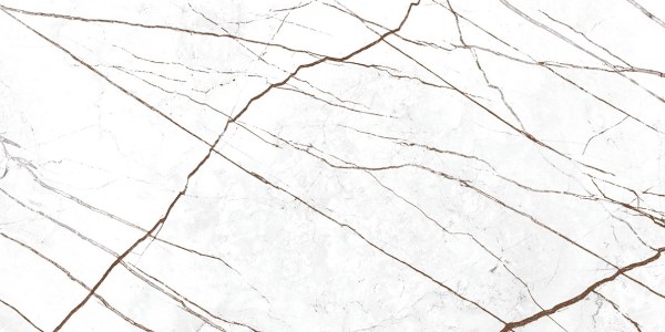 Керамический гранит Sandra CF101 MR матовый белый 600х1200