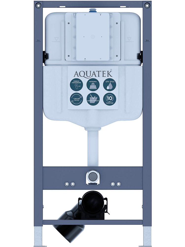 SET AQUATEK ЕВРОПА-INSP02 4в1 (рама INSP-0000002+крепёжKKI-0000002+панел смыва PNN-0000001+унитаз ЕВРОПА AQ1900T-00 с тонким сиденьем soft-close) в Уфе — купить с доставкой | Nova
