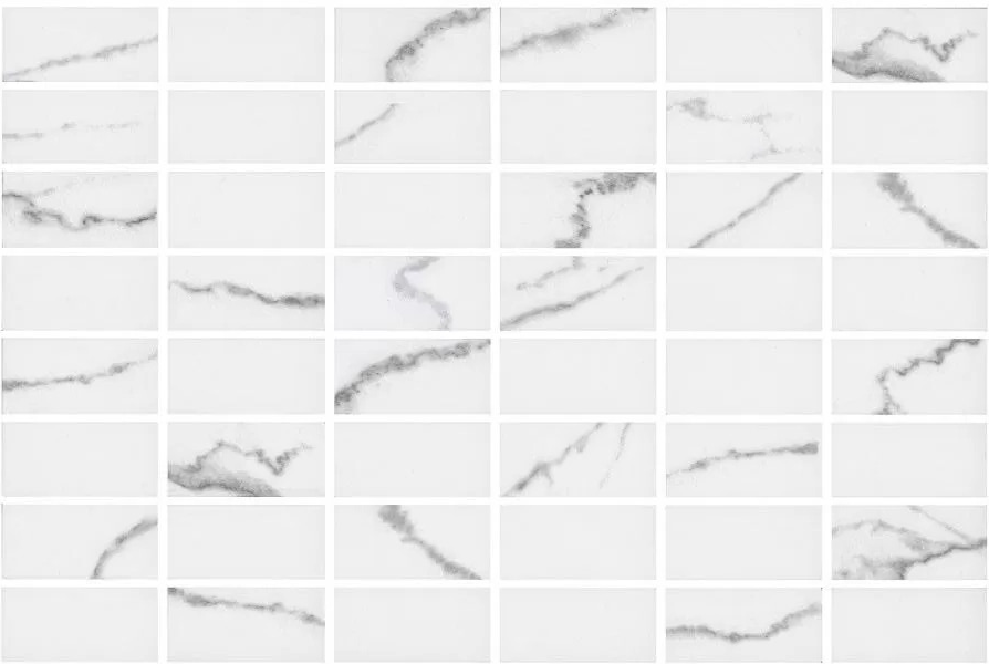 Керамическая мозаика Kerama Marazzi Мираколи белая глянцевая 20х30 из 48 частей 2,3х4,8