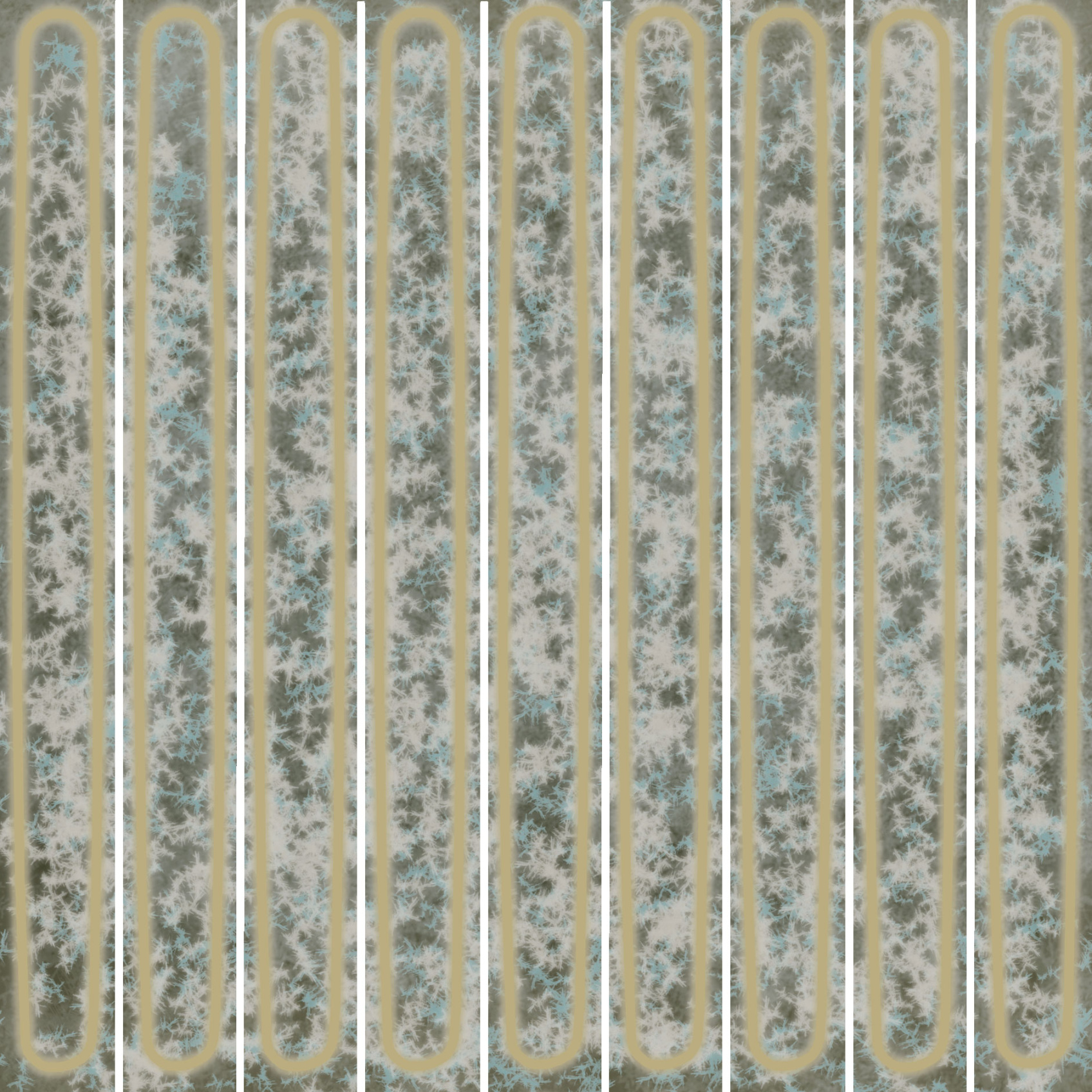 Керамический декор Kerama Marazzi Декор чипсет Далия зеленый светлый глянцевый 20x20