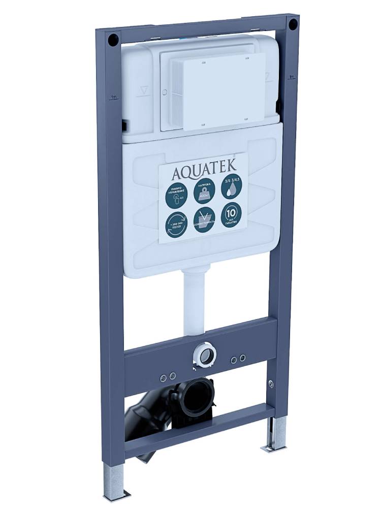 Aquatek Pneumo S50 Монтаж рама пневматическая для подв унитаза1130*530*100+звукоизоляцион прокладка в Уфе — купить с доставкой | Nova