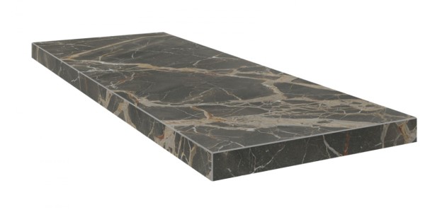 Керамическая ступень Помпеи Браун угловая левая