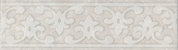 Керамический бордюр Kerama Marazzi Ферони OS\A296\8349 серый светлый матовый 20x5,7