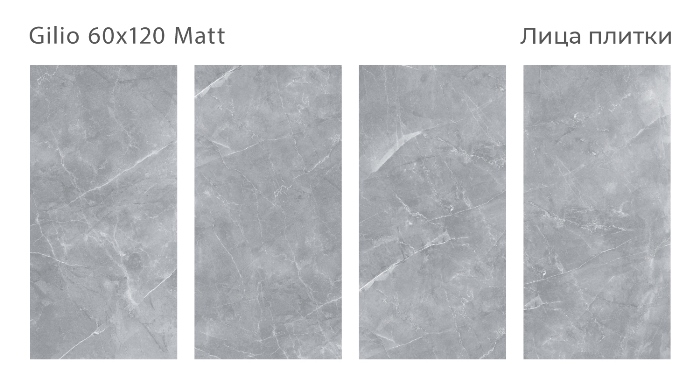 Керамический гранит Gilio Matt 60x120