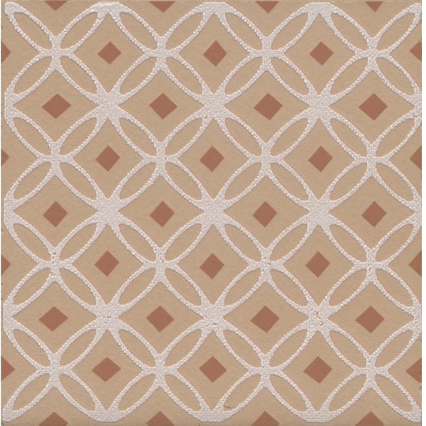 Керамический декор Kerama Marazzi Агуста VT/C607/1337 1 оранжевый матовый 9,8x9,8