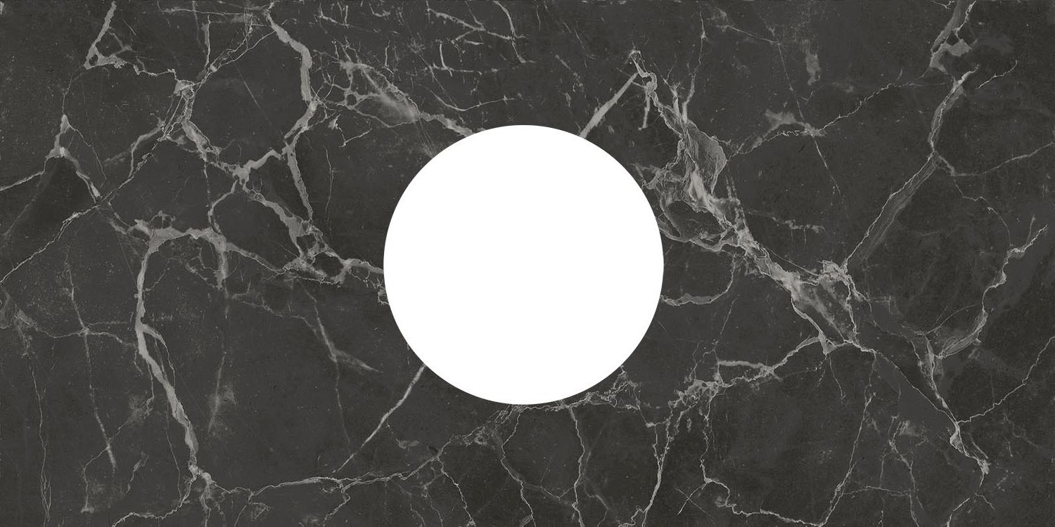 Керамический декор Kerama Marazzi ID160 Коррер черный наборный глянцевый обрезной 30х60