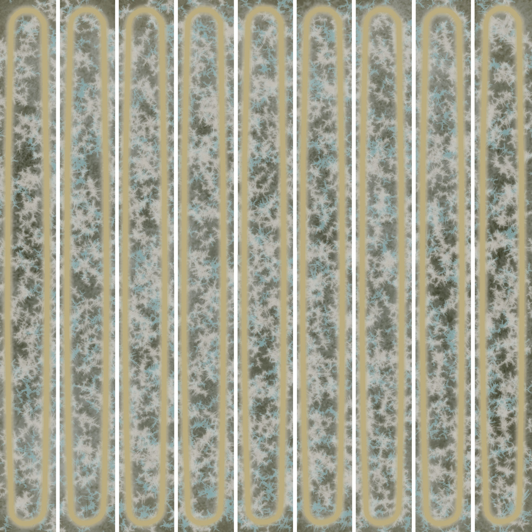 Керамический декор Kerama Marazzi Декор чипсет Далия зеленый светлый глянцевый 20x20