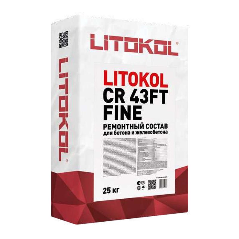 Ремонтная смесь LITOKOL CR 43FT Fine 25 кг в Уфе — купить с доставкой | Nova