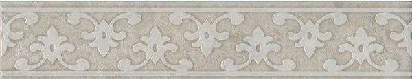 Керамический бордюр Kerama Marazzi Ферони OS\B295\8348 серый матовый 30x5,7