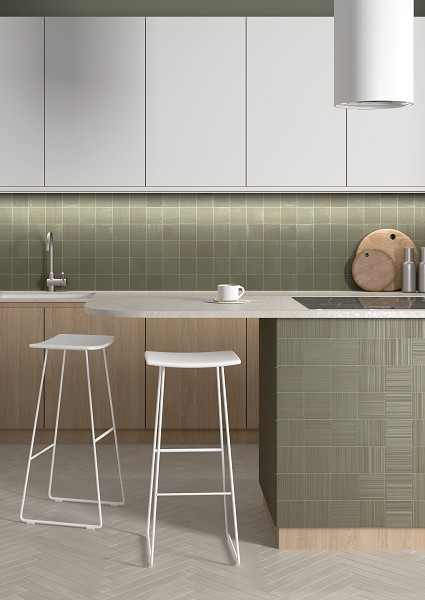 Керамогранит 32707 HIKARI Sage 10х10 см 32707 в Уфе — купить с доставкой | Nova