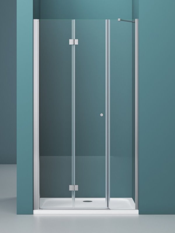 Душевая дверь в нишу ALBANO-BS-13 60+100-C-Cr прозрачное стекло