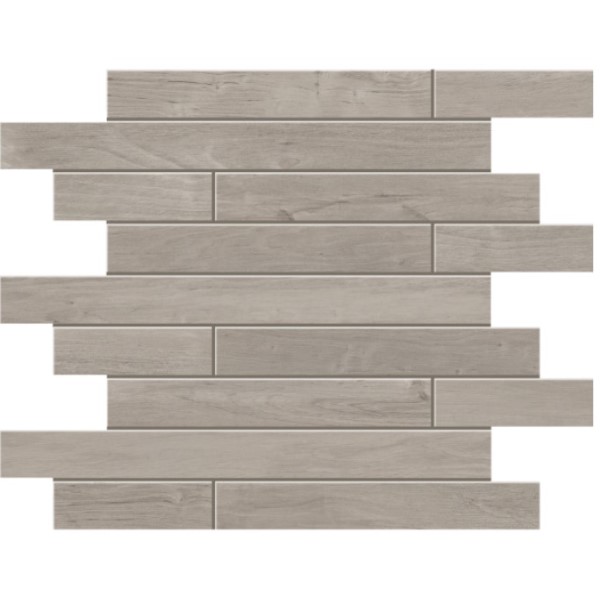 Керамическая мозаика Estima Soft Wood SF03 Grey Muretto неполированный 30х35