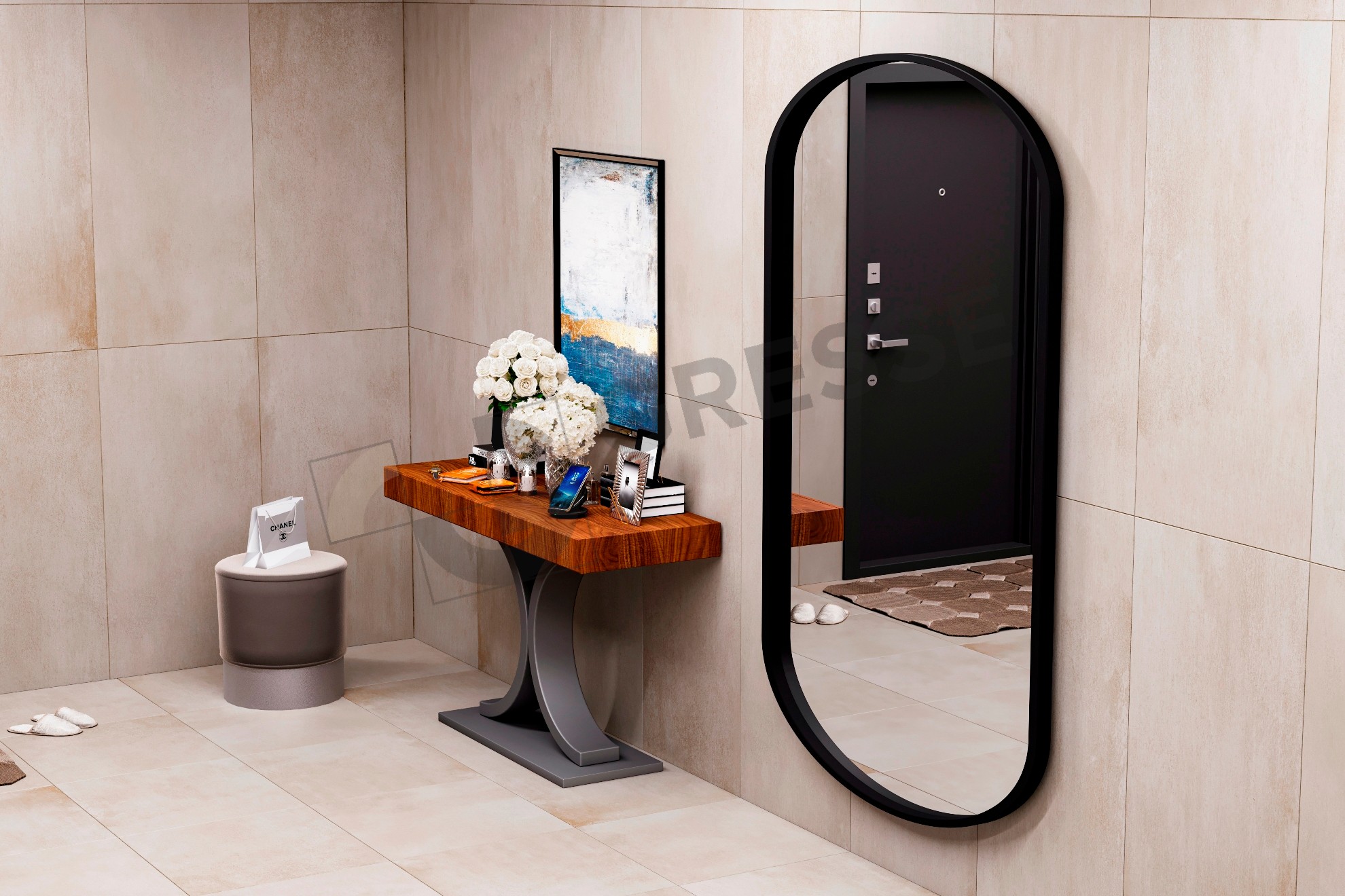 Керамический гранит Gresse GRS06-17 Matera-Blanch бежевый бетон 600x600x10