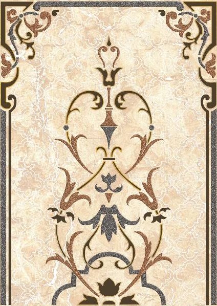 Керамический декор Axima Изабель D2 25x35