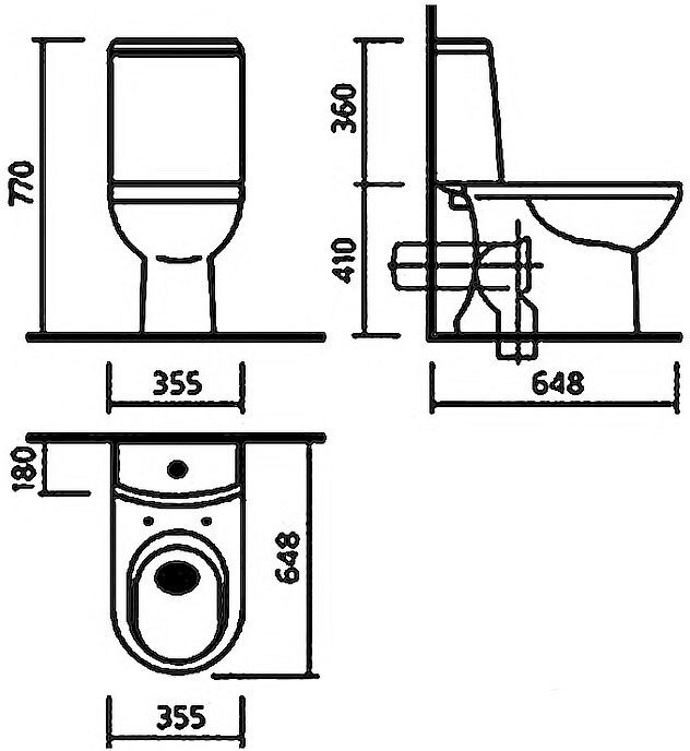 NEXT COMFORT Унитаз-компакт Белый S1 (WC.CC/Next/2-DM/WHT.G/S1) в Уфе — купить с доставкой | Nova