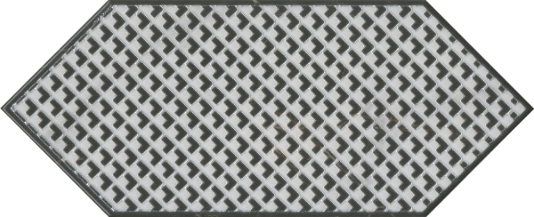 Керамический декор Келуш HGD/A482/35006 3 черно-белый