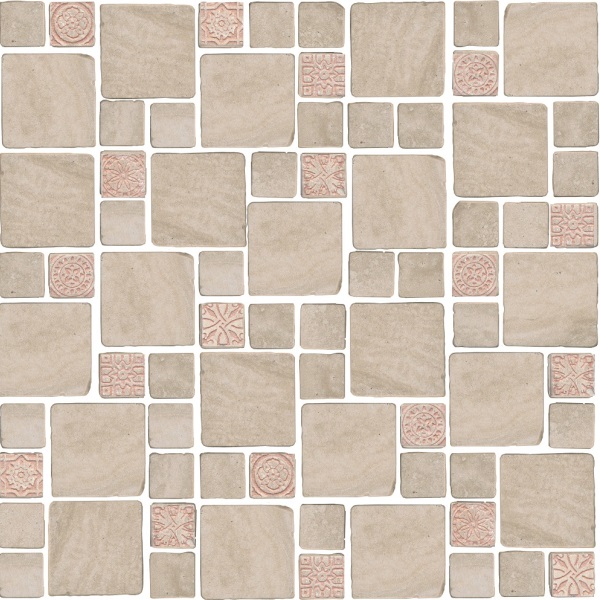 Керамогранитная мозаика Kerama Marazzi Риальто Антика MBD008 4 бежевый матовый 30х30