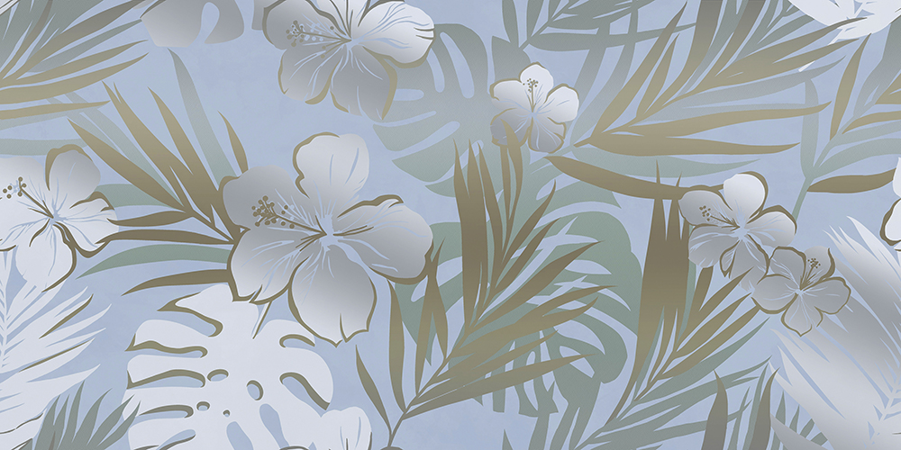 Керамический декор Colores Fiore Celeste