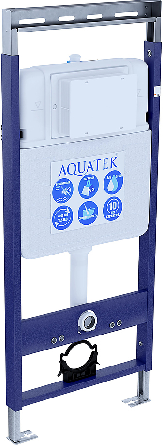 Aquatek Easy Fix 50 Монтаж рама для подв унитаза1130*500*100+звукоизоляционная прокладка (КРЕПЕЖ к стене В КОМПЛЕКТЕ) в Уфе — купить с доставкой | Nova