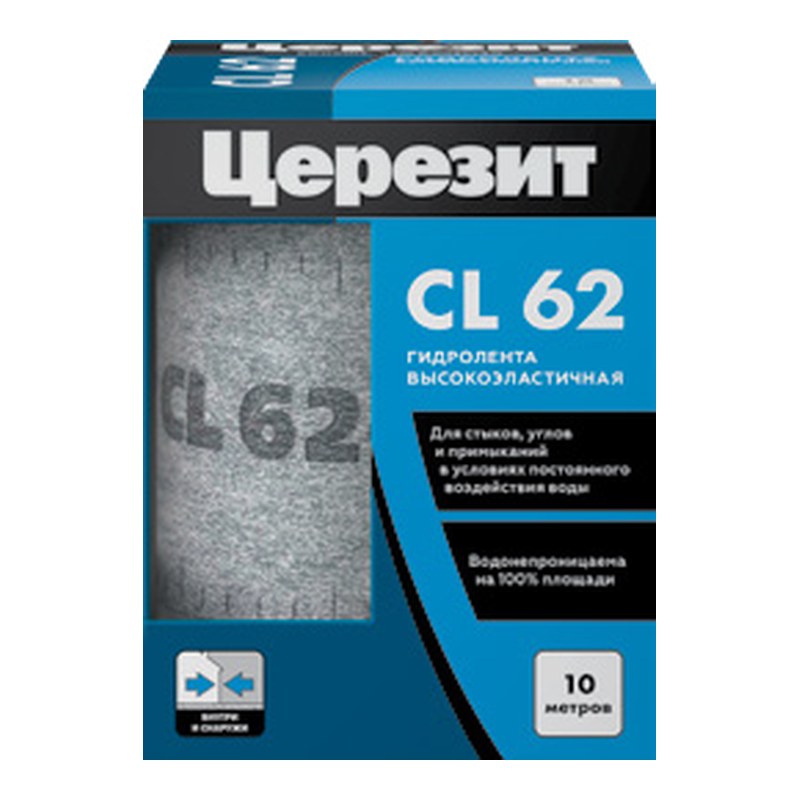 Гидроизоляционная лента сверхэластичная Церезит CL 62 10 м в Уфе — купить с доставкой | Nova