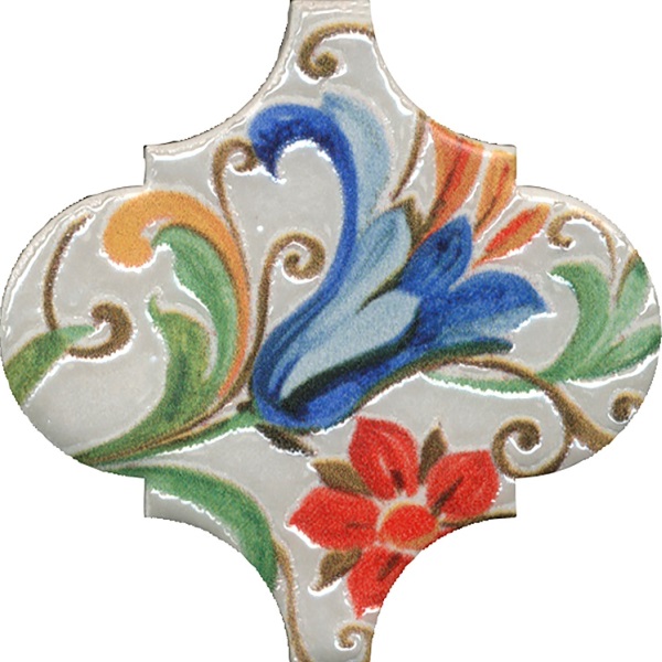 Керамический декор Kerama Marazzi Арабески Тоскана VT\A581\65000 5 глянцевый 6,5x6,5