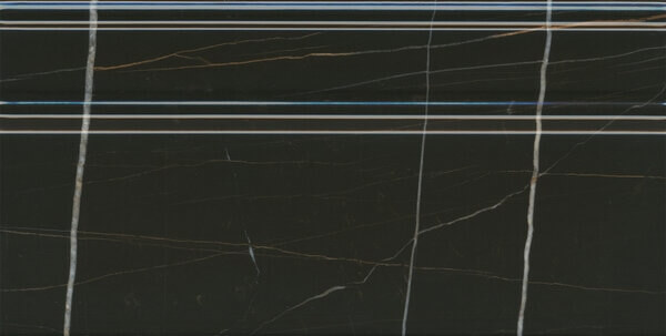 Керамический плинтус Греппи FME008R черный