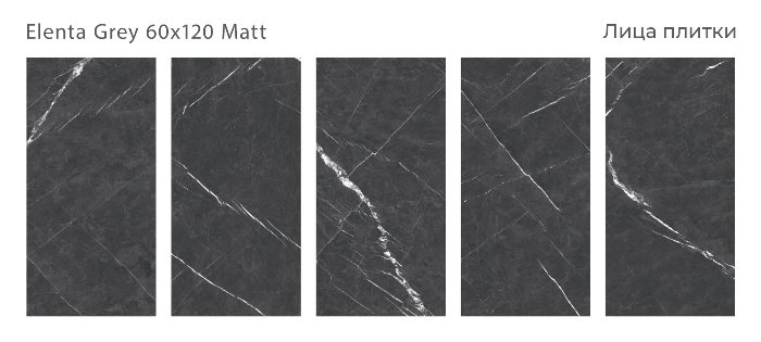 Керамический гранит Elenta Grey Matt 60x120