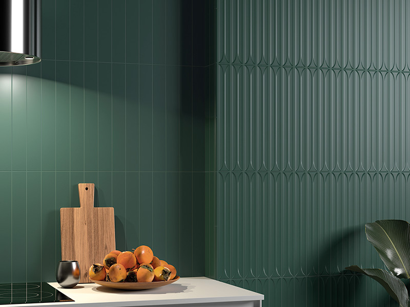 Плитка керамическая настенная 31248 HOPP Laurel Green 5х40 см (56 кор./палл.) 31248 в Уфе — купить с доставкой | Nova