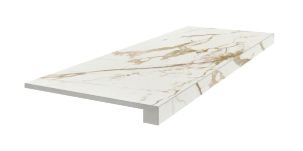 Керамическая ступень Помпеи Уайт фронтальная