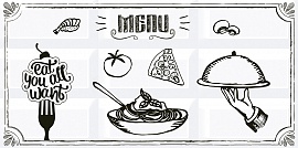 Керамический декор Azori Вог Breakfast 4 20,1x40,5