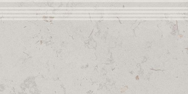 Керамическая ступень Kerama Marazzi Про Лаймстоун DD205320R\GR серый светлый натуральный обрезной 30х60