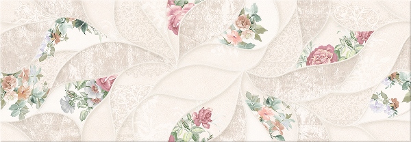 Керамическая плитка Malwiya Milk Floris