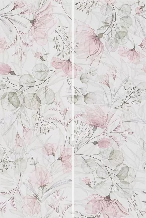 Керамическое панно Kerama Marazzi Веро глянцевый обрезной 80х120 из двух частей 40х120